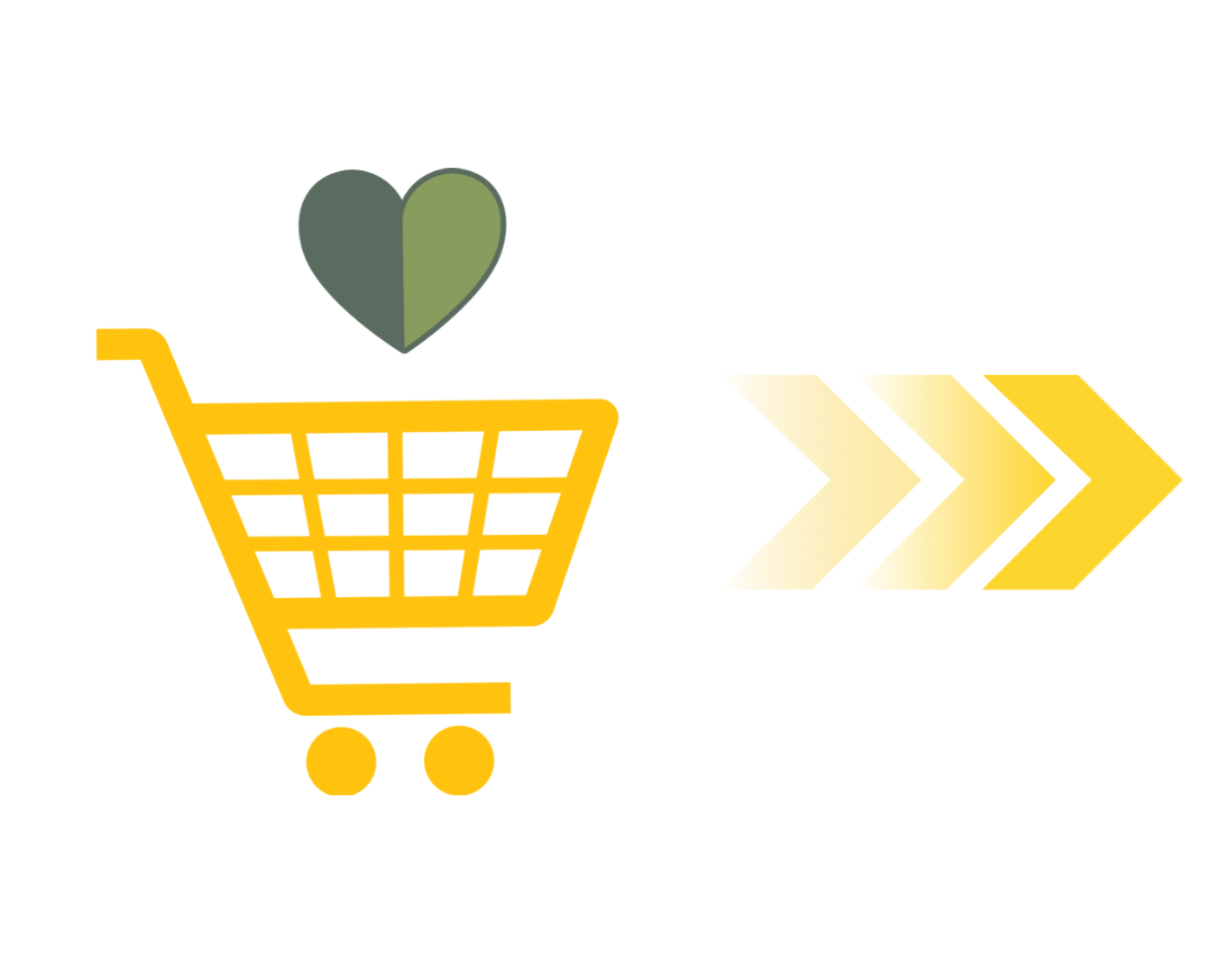 Stilisierter Einkaufswagen