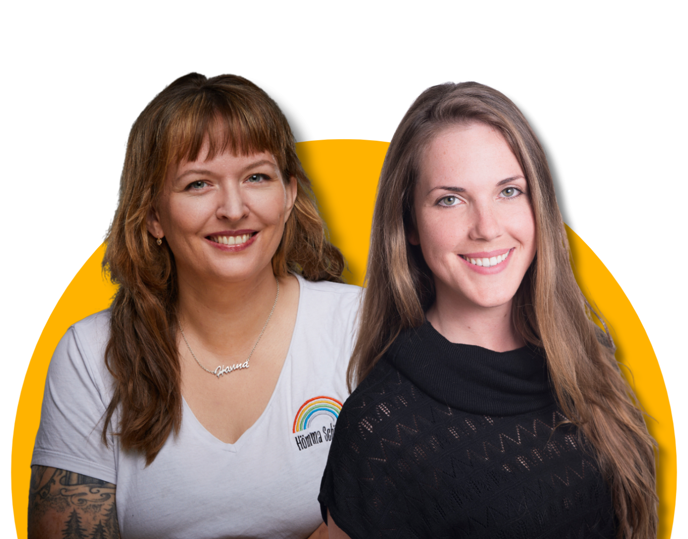 Bild der Gründerinnen von R3COMPLETE